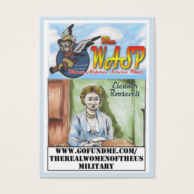De WASP Eleanor Roosevelt Trading Kaart (Voorkant)
