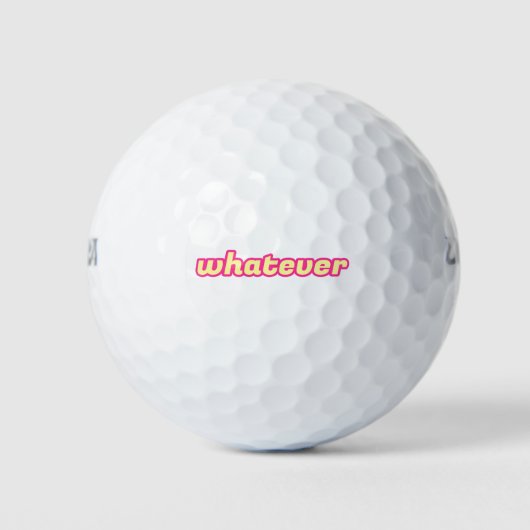 De 'Wat'-kunst Golfballen (Voorkant)