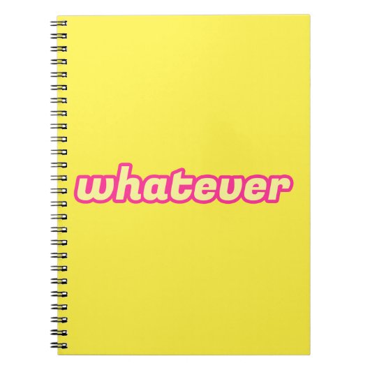 De 'Wat'-kunst Notitieboek (Voorkant)