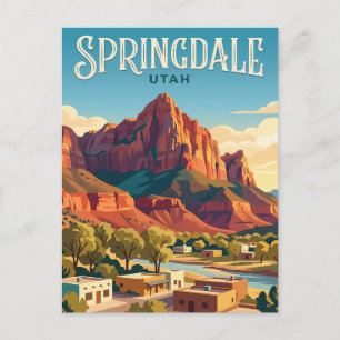 De Watchman, Zion National Park USA Briefkaart