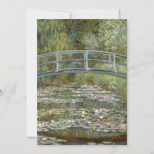 De water-Lily Pond | Claude Monet Kaart (Voorkant)