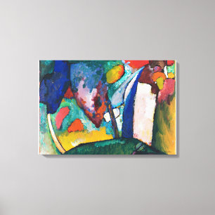 De Waterfall Wassily Kandinsky Canvas Afdruk