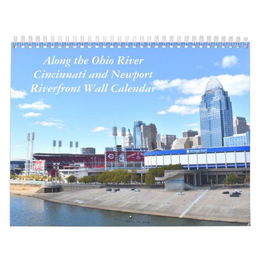 De waterfront van de kalender Cincinnati/Newport W (Hoes)