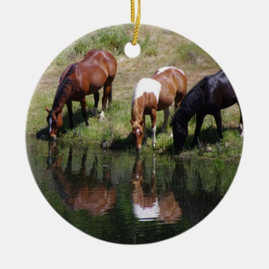 De waterkant keramisch ornament (Voorkant)