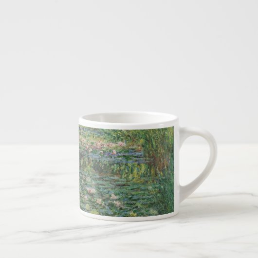 De Waterlelie Vijver, Landschap Olieverf, Monet Espresso Kop (Rechts)