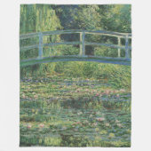 De Waterlelie Vijver, Landschap Olieverf, Monet Fleece Deken (Voorkant)