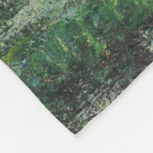 De Waterlelie Vijver, Landschap Olieverf, Monet Fleece Deken (Hoek)
