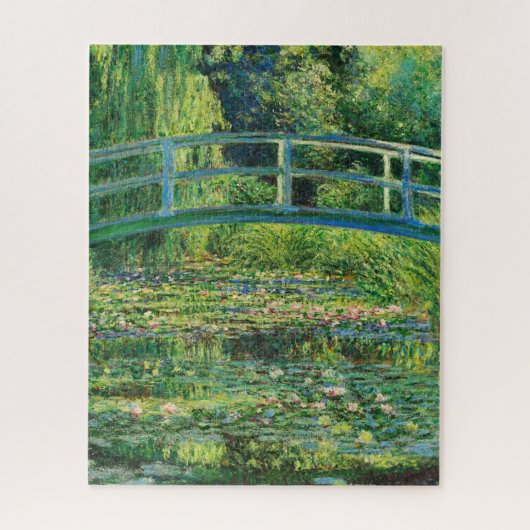 De waterlelie vijver van Claude Monet Legpuzzel (Verticaal)
