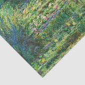 De waterlelie vijver van Claude Monet Tissuepapier (Detail)