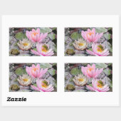 De Waterlelievijver Rechthoekige Sticker (Vel)