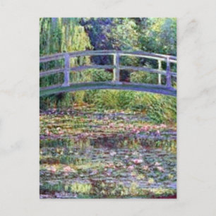 De waterLily Pond van Claude Monet Briefkaart