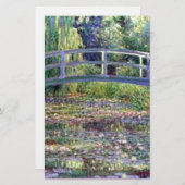 De waterLily Pond van Claude Monet Briefpapier (Voorkant / Achterkant)