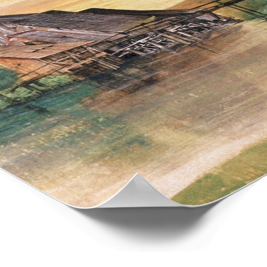 De watermolen, 1495-97 poster (Hoek)