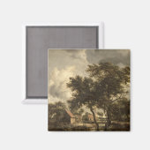 De watermolen, c.1660 magneet (Voorkant / Achterkant)