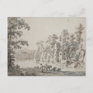 De watermolen van de Ford Briefkaart
