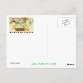 De watervaarder briefkaart (Achterkant)