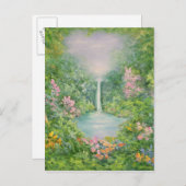 De waterval 1997 briefkaart (Voorkant / Achterkant)