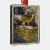 De waterval metalen ornament (Rechts)