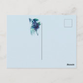 De waterval van de draak briefkaart (Achterkant)