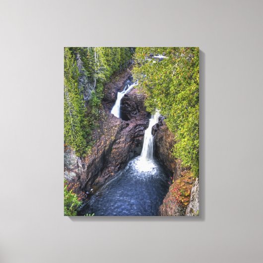 De waterval van de duivel canvas afdruk (Voorkant)