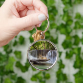 De Waterval van de Gom met het Deer Relaxing Sleutelhanger (Hand)