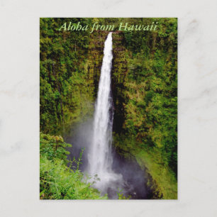 De Waterval van Hawaï van Aloha Briefkaart