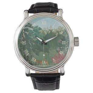 De Waterval van Henri Rousseau, Vintage Fine Art Horloge
