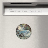 De waterval van Tarreman,  impressionisme Magneet (Insitu (Vaatwasser))