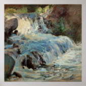 De waterval van Tarreman,  impressionisme Poster (Voorkant)