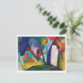 De waterval, Wassily Kandinsky Briefkaart (Staand voorkant)