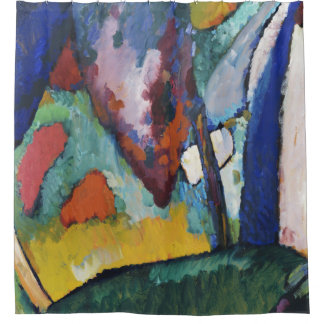 De waterval - Wassily Kandinsky Douchegordijn