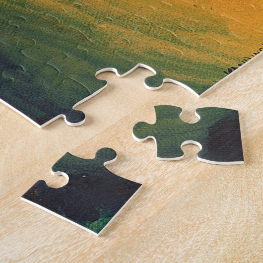 De waterval, Wassily Kandinsky Legpuzzel (Zijkant)