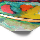 De waterval, Wassily Kandinsky Poster (Hoek)