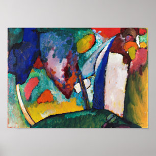 De waterval, Wassily Kandinsky Poster