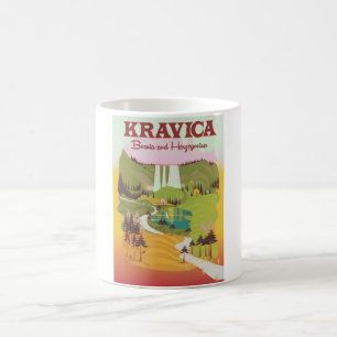 De Watervallen Bosnië-Herzegovina van Kravica Koffiemok