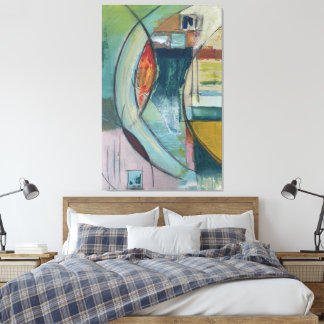 De "Watervallen" Canvas Afdruk