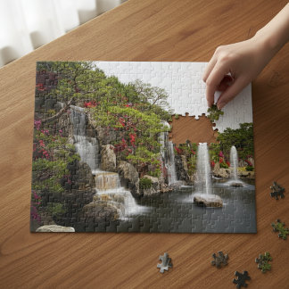 De Watervallen En Geisers Legpuzzel