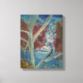 De watervallen Keene NH Canvas Print (Voorkant)