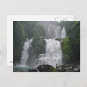 De Watervallen van Costa Rica Briefkaart (Voorkant / Achterkant)