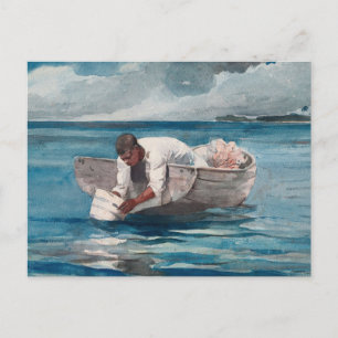 De waterventilator van Winslow Homer Briefkaart