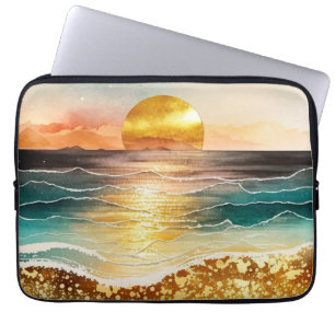 De Waterverf Beach Series Design 3 Laptop Sleeve
