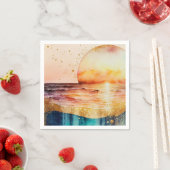 De Waterverf Beach Series Design 3 Servet (Insitu)