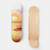 De Waterverf Beach Series Design 3 Skateboard (Voorkant)