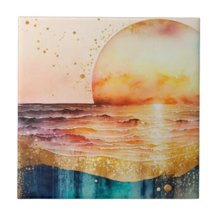 De Waterverf Beach Series Design 3 Tegeltje