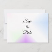 De waterverf Splash sparen de Datum Save The Date (Voorkant)
