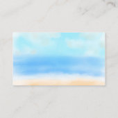 De Waterverf Strand Bruiloft Collectie Website Informatiekaartje (Achterkant)