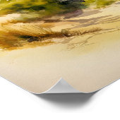 De Waterverf van de Beach Hut Poster (Hoek)