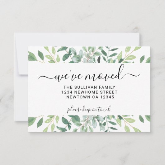 De Waterverf van de begroting Vloeiing wij hebben Notitiekaartje (Voorkant)