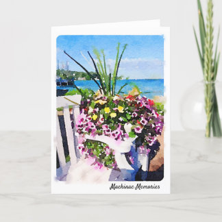 De Waterverf van de Bloem van het Eiland van Kaart
