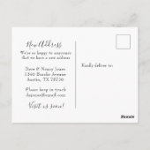 De waterverf van de brievenbus het Nieuwe Briefkaa Briefkaart (Achterkant)